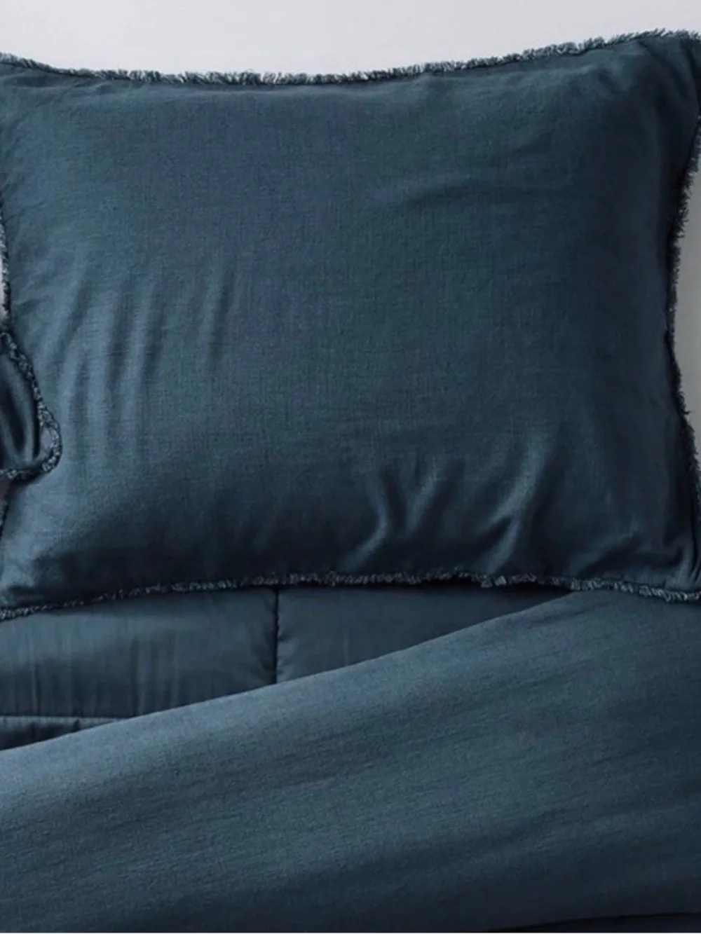 Casaluna Deep Teal Bed Pillow Shams x2